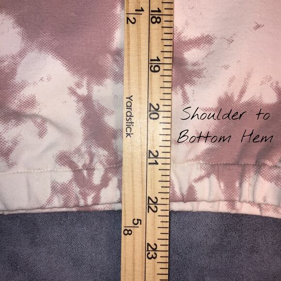 Varley Romero Sweatshirt Tan Tie Dye Collared Half Zip Pullover Size S NWT - Picture 9 of 10